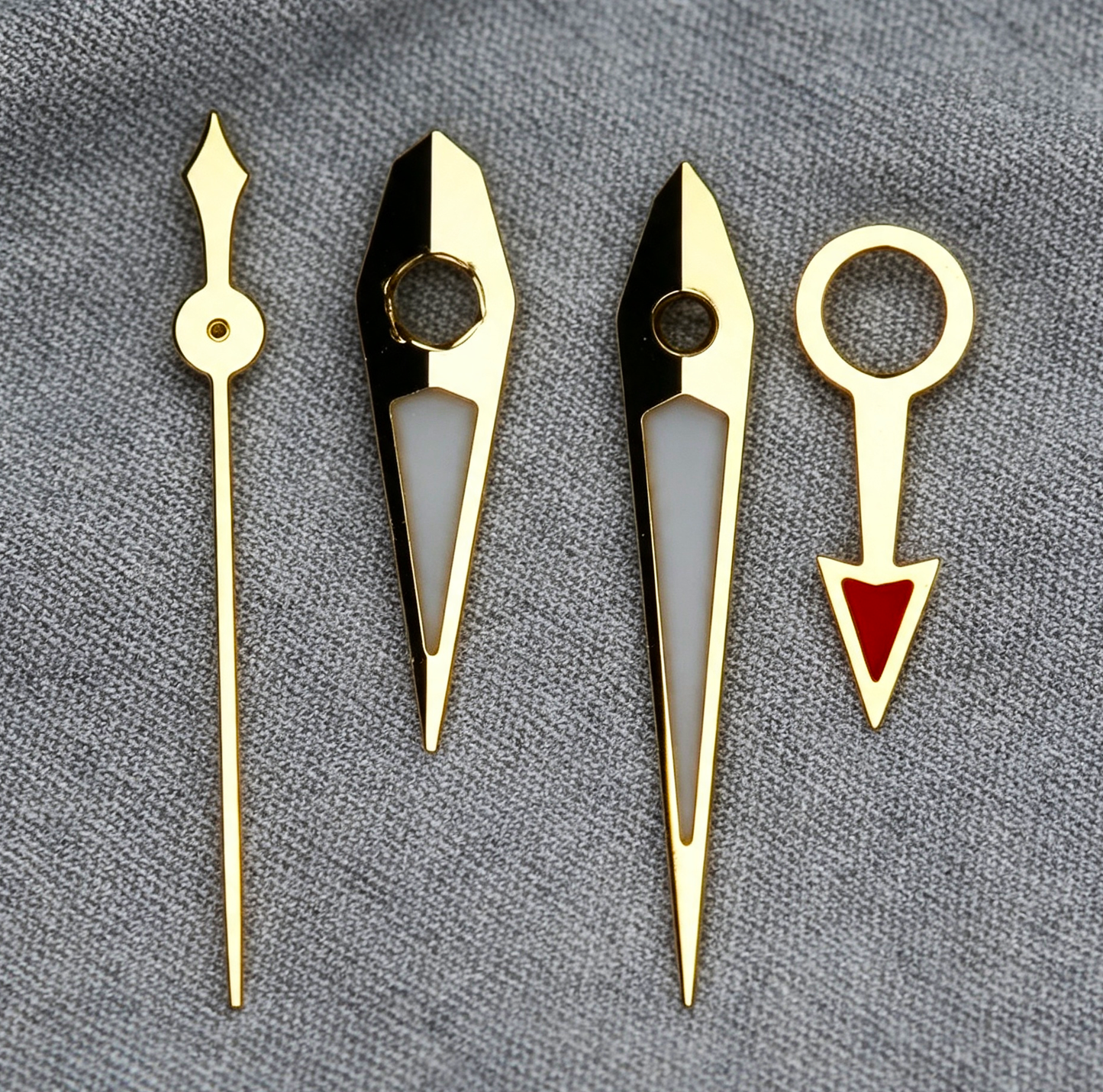 Dial Maker - High Quality BGW9 Lume Hands for NH34 GMT  (Gold Color)