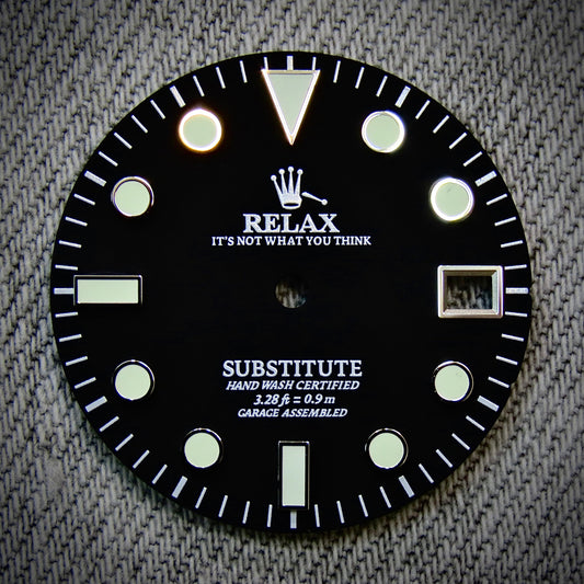 Dial Maker - NH34 GMT  Matte Black  Relax Dial