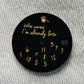 Dial Maker -  Relax Matte Black with gold Dial