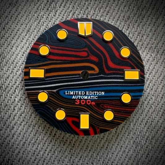 Dial maker - Rainbow Forged Carbon Fiber Dial