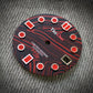 Dial maker - Black / Red Forged Carbon Fiber Dial