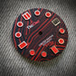 Dial maker - Black / Red Forged Carbon Fiber Dial