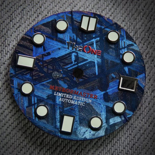 Dial maker - Blue / Purple  Meteorite Dial