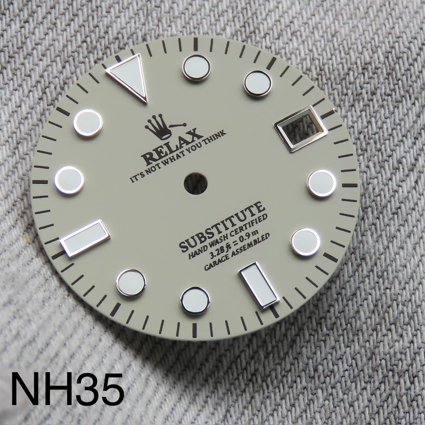 Dial Maker - Matte Grey Relax Dial