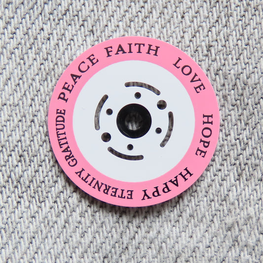 Dial maker -  Inspirational Day/ Date Disc Matte Pink