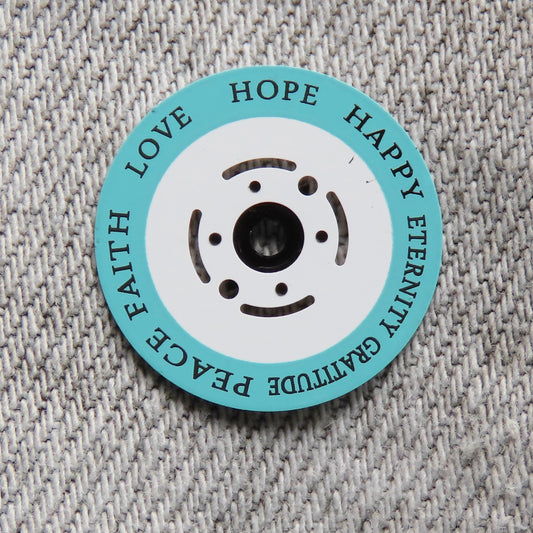 Dial maker -  Inspirational Day/ Date Disc Matte Tiffany Blue