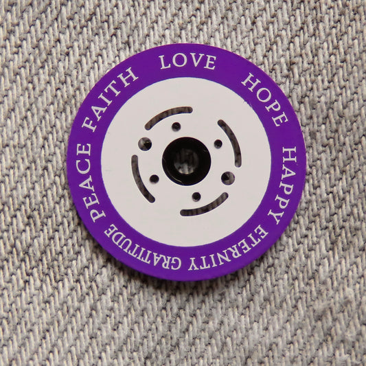 Dial maker -  Inspirational Day/ Date Disc Matte Purple