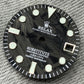 Dial Maker - Black Forged Carbon Dial For Seiko mod , Relax Dial