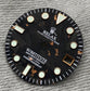 Dial Maker - Black Forged Carbon With Rose Gold leaf Dial For Seiko mod , Relax Dial