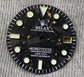 Dial Maker - Black Forged Carbon With Gold leaf Dial For Seiko mod , Relax Dial