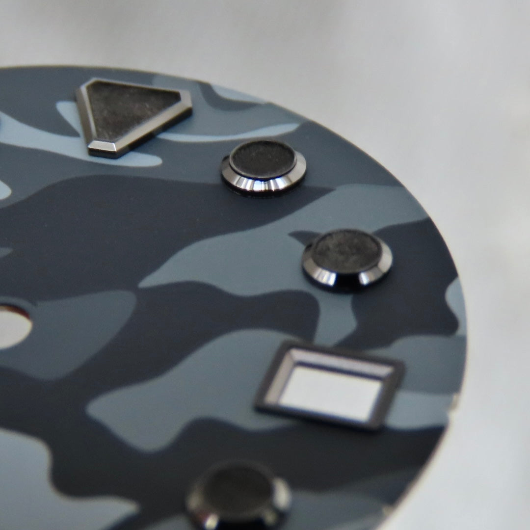 Dial Maker -  Black Camou Dial for seiko mod