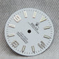 Dial Maker - Matte white Relax Dial , Explorer Dial, Silver/BGW9 lume