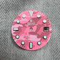 Dial Maker - Relax Dial Pink Camou Dial for seiko mod