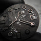 Dial Maker -  Black Forged Carbon With Silver Leaf Dial For Seiko Mod