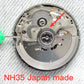 Japan Made -Seiko (TMI) NH35 Automatic Movement 6 o'clcok White Date wheel