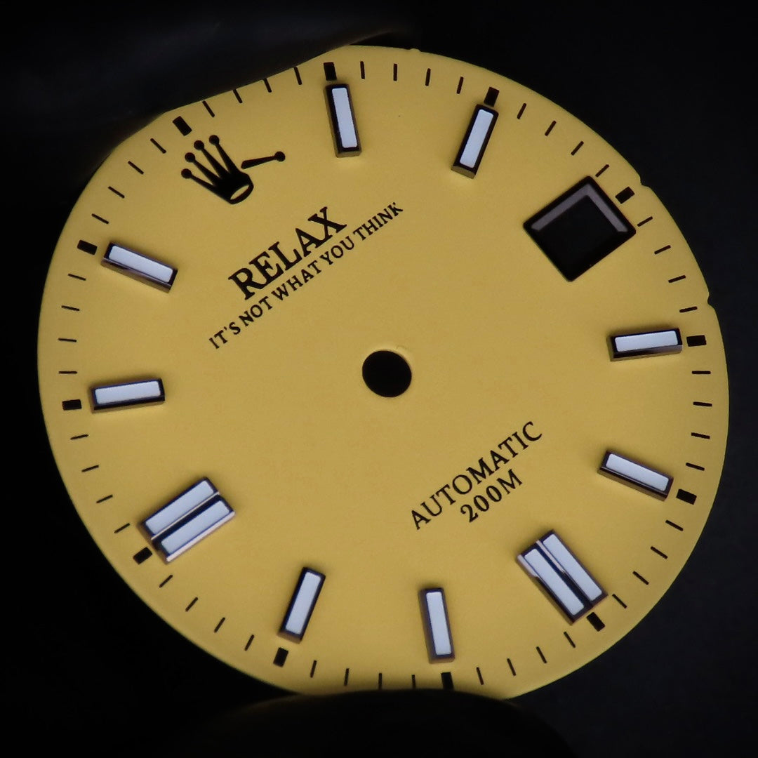 Dial Maker - Matte Yellow Relax Dial