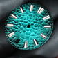 Dial Maker -Hammered Pattern Gradient Green Dial For Seiko Mod