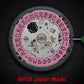 Japan Made -Seiko (TMI) NH35 Movement  Pink Date wheel