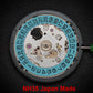 Japan Made -Seiko (TMI) NH35 Movement Sky Blue Date wheel