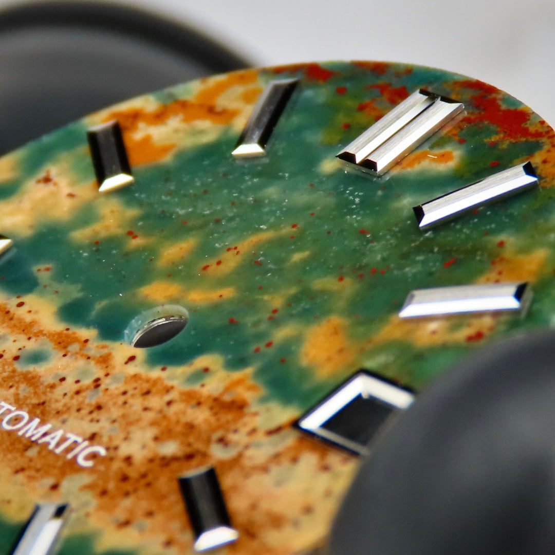 Stone Dial Mod Seiko mod dial , Seiko mod parts ,Dial Maker - Tiger Iron Stone Dial ...