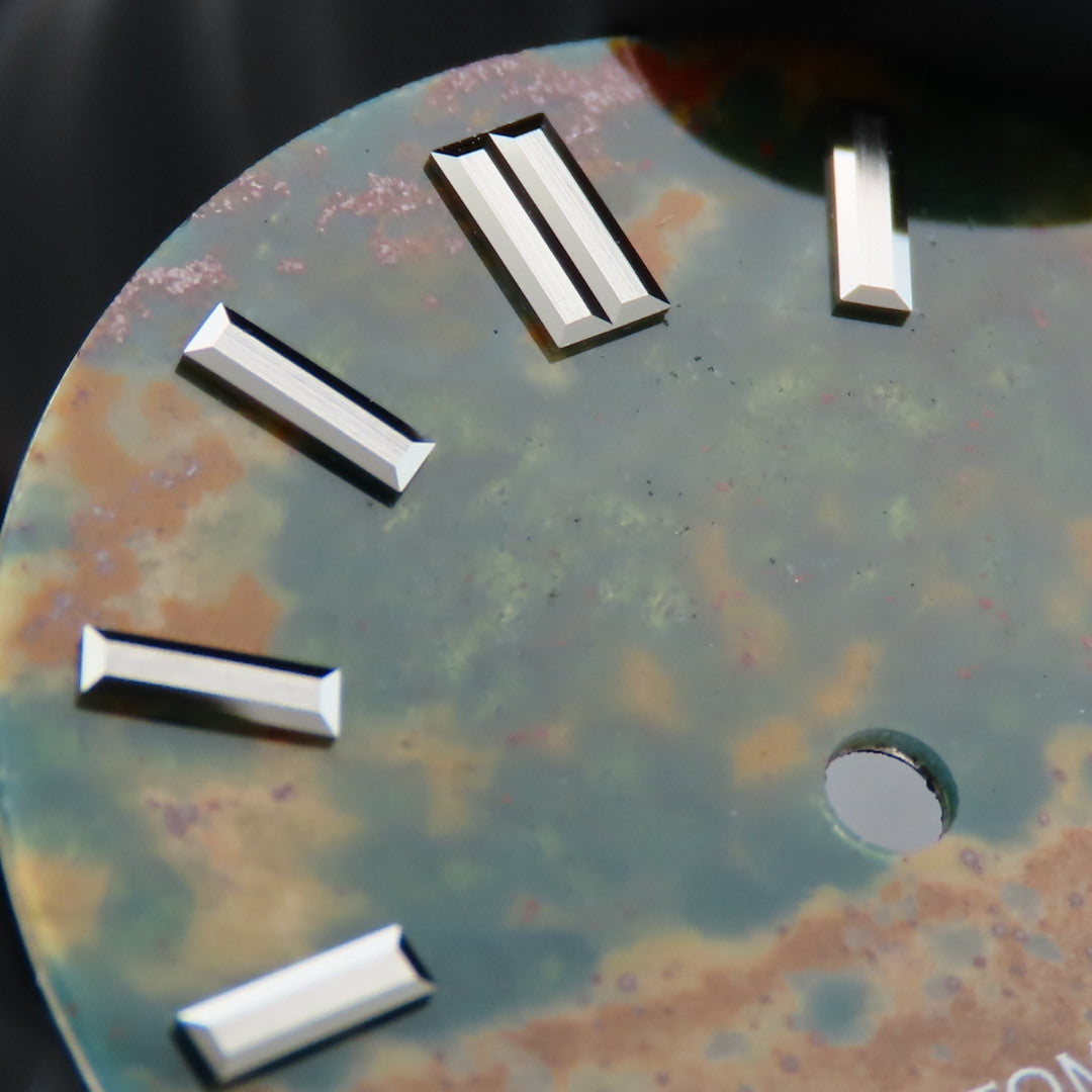 Stone Dial Mod Seiko mod dial , Seiko mod parts ,Dial Maker - Tiger Iron Stone Dial ...