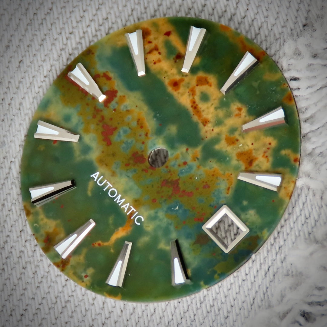 Dial Maker - Ocean Agate Dial Stone for seiko mod