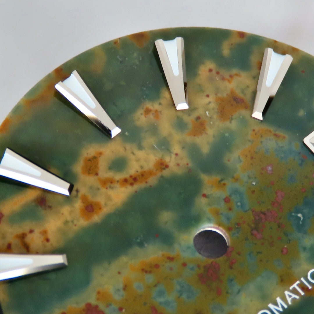 Stone Dial Mod Seiko mod dial , Seiko mod parts ,Dial Maker - Tiger Iron Stone Dial ...