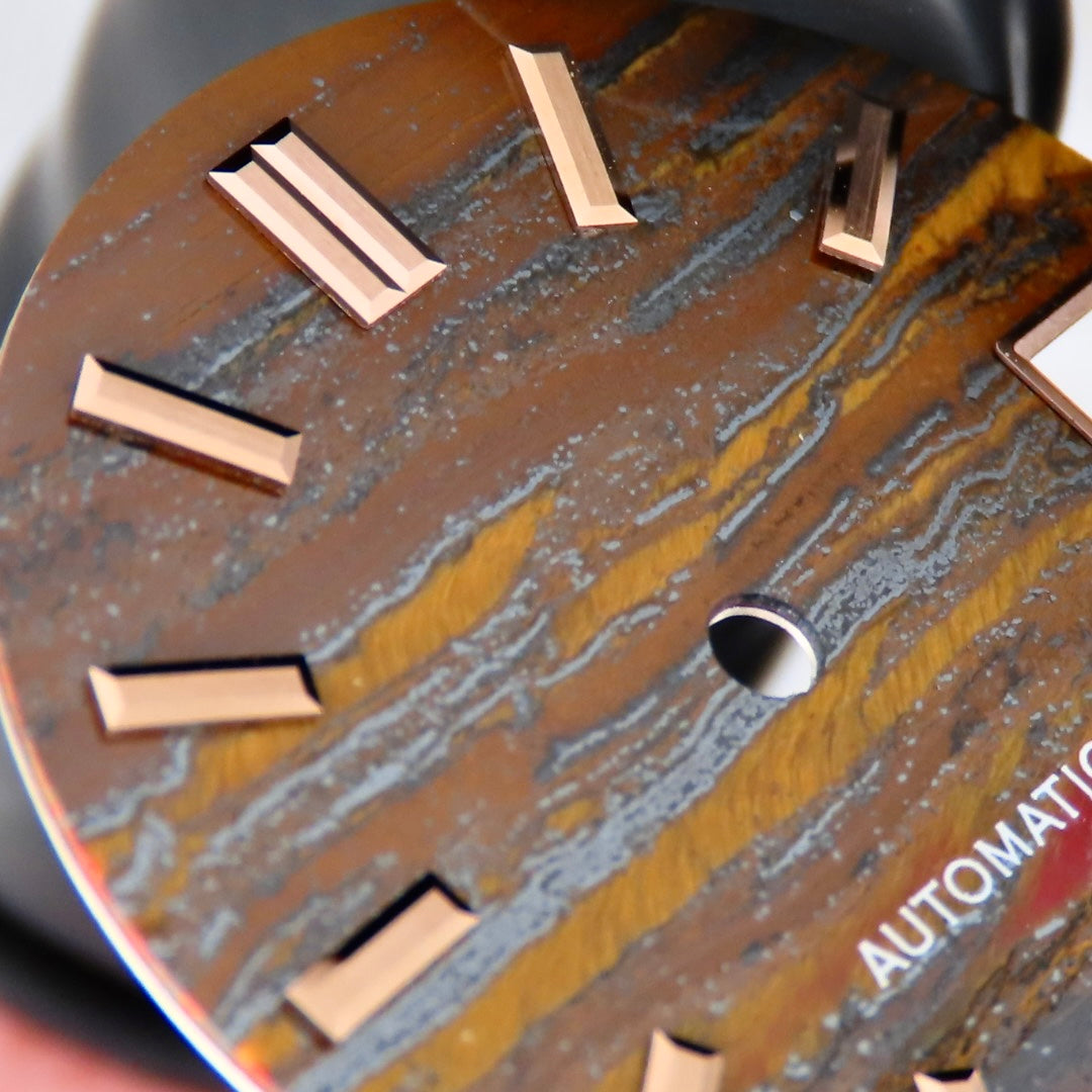 Stone Dial Mod Seiko mod dial , Seiko mod parts ,Dial Maker - Tiger Iron Stone Dial ...