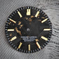 Dial Maker - Gold leaf Forged Carbon Dial NO DATE For 9015/9075/NH34/35/