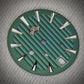 Dial Maker -Plated Green Geneva stripes Dial For Seiko Mod