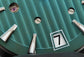 Dial Maker -Plated Green Geneva stripes Dial For Seiko Mod