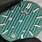 Dial Maker -Plated Green Geneva stripes Dial For Seiko Mod