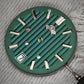 Dial Maker -Plated Green Geneva stripes Dial For Seiko Mod