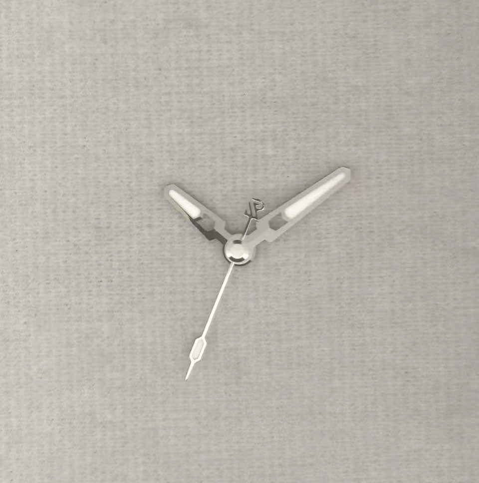 Dial Maker - High Quality BGW9 Lume Hands for Seiko Mods (Silver Color)