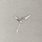 Dial Maker - High Quality BGW9 Lume Hands for Seiko Mods (Silver Color)