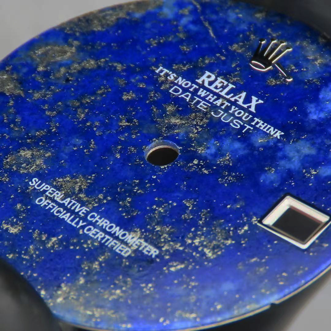 Dial Maker - Relax Lapis Lazuli Stone Dial for seiko mod