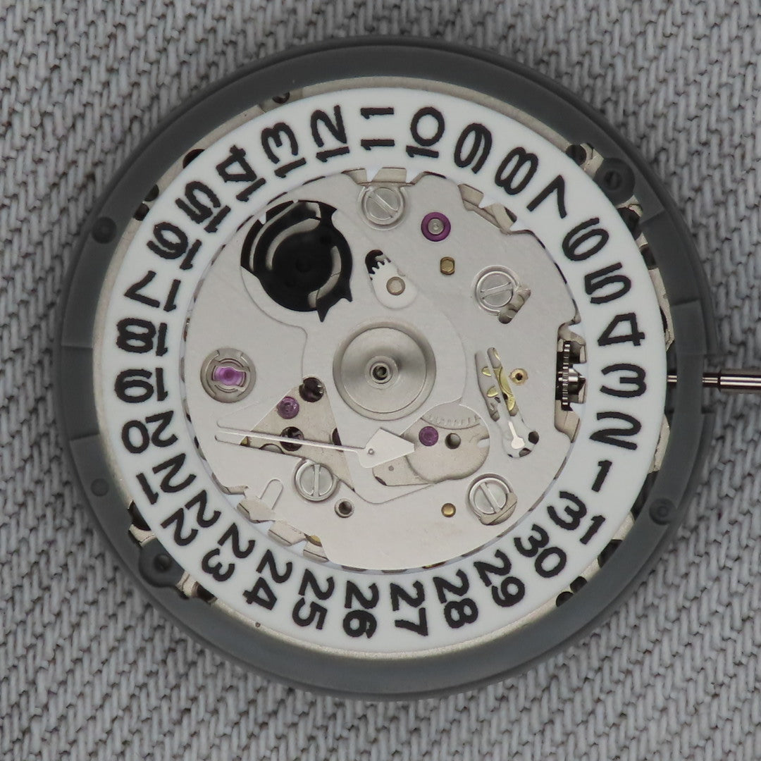 Malaysia Made-Seiko (TMI) NH35 Movement  With Full BGW9 Lume date wheel