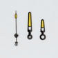 Dial Maker - High Quality Hands Black color with Swiss super Yellow Lume