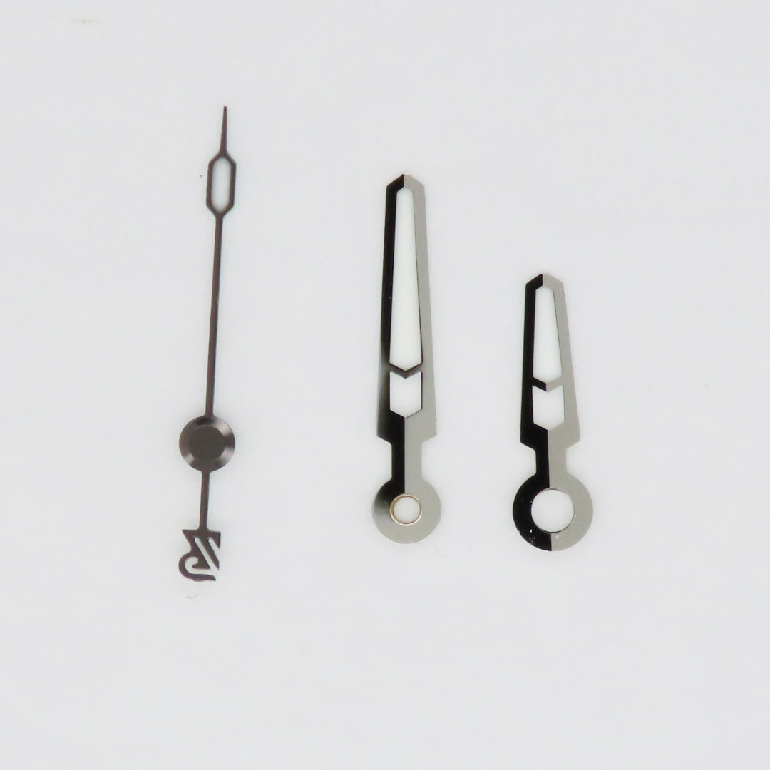 Dial Maker - High Quality BGW9 Lume Hands for Seiko Mods (Silver Color)