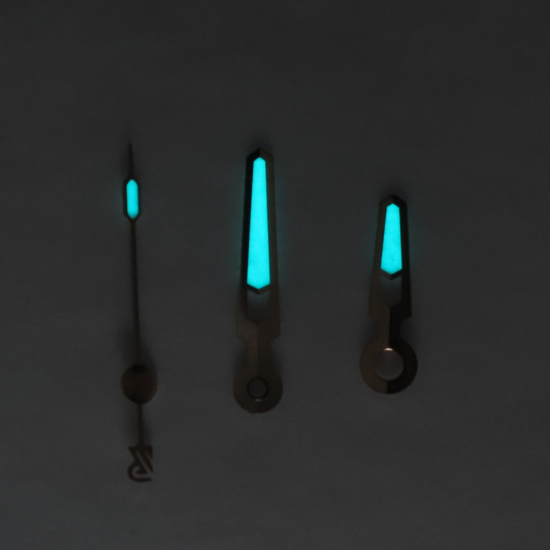 Dial Maker - High Quality BGW9 Lume Hands for Seiko Mods (RoseGold Color)