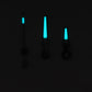 Dial Maker - High Quality BGW9 Lume Hands for Seiko Mods (Black Color)