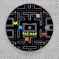 Dial maker - Pac Man Dial Game Dial ,Matte Black with White/Grey (No Lume)