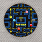 Dial maker - Pac Man Dial Game Dial ,Matte Black with Blue/Yellw (No Lume)