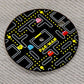 Dial maker - Pac Man Dial Game Dial ,Matte Black with White/Yellw (No Lume)