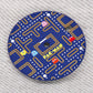 Dial maker - Pac Man Dial Game Dial ,Matte Blue with Yellow/White (No Lume)