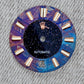 Dial maker - Burned/ Blue Purple Meteorite combined with blue gold stone dial
