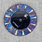 Dial maker - Burned/ Blue Purple Meteorite combined with blue gold stone dial