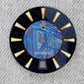 Dial maker - Burned/ Blue Purple Meteorite combined with blue gold stone dial