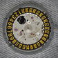 Malaysia Made-Seiko (TMI) NH35  Automatic Movement 6 o'clcok Black/Yellow Date wheel