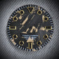 Dial Maker -  Full C3 Lume Black/Khaki Forged Carbon  Dial For Seiko Mod